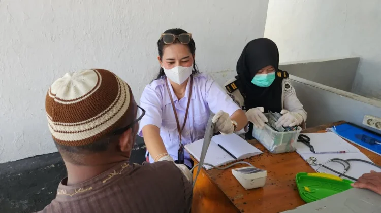 Pastikan Kondisi Fisik Warga Binaan Prima, Lapas Tual Gelar Layanan Kesehatan