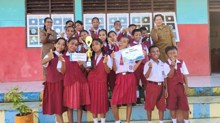 Torehkan Prestasi, SDN Inpres Ohoijang Menyabet Juara