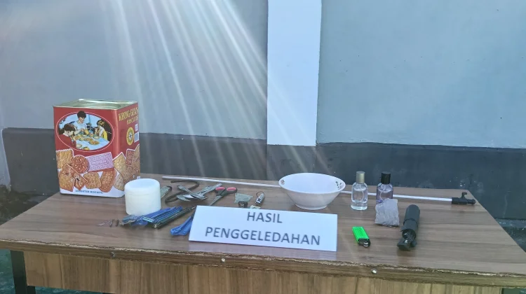 Komitmen Zero Halinar, Lapas Tual Sidak Kamar Warga Binaan