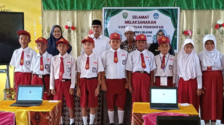 SD Inpres Selayar Laksanakan Ujian Satuan Pendidikan Dengan 10 Siswa