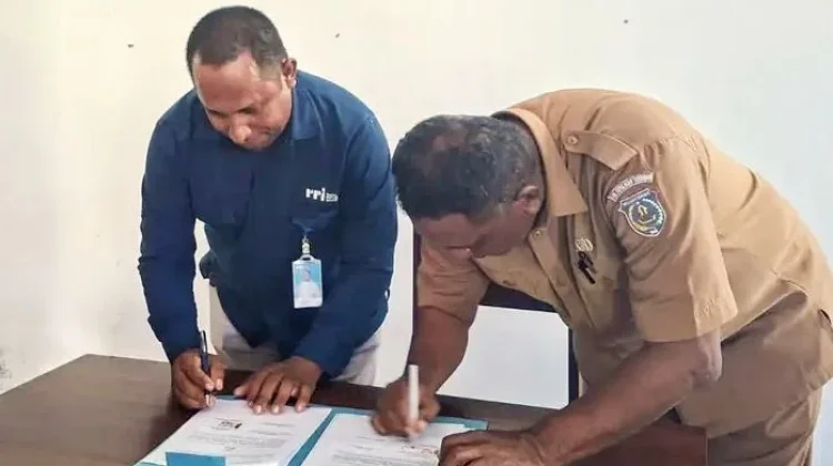 Pemda Kepulauan Tanimbar  Sepakati  MoU bersama LPP RRI Tual