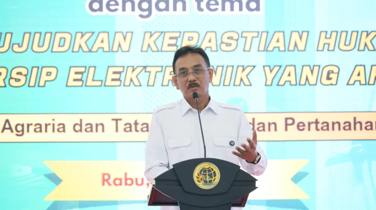 Sekjen ATR/BPN: Arsip Elektronik Harus Dikelola dengan Baik