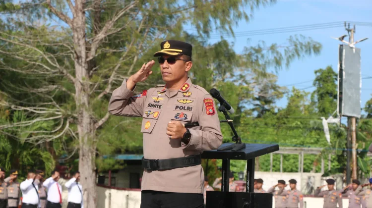 Upacara Hari Kebangkitan Nasional 2026 di Polres Aru Berlangsung Khidmat