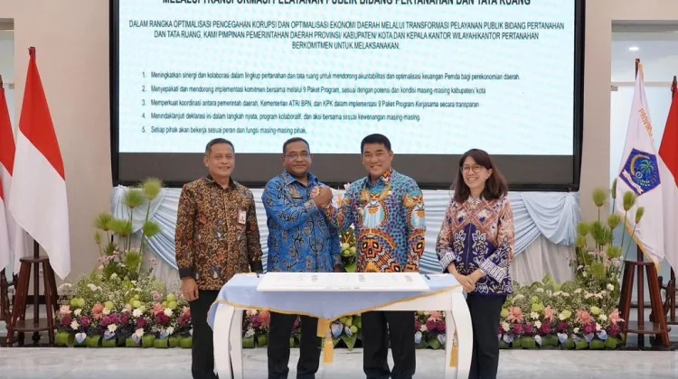 Kementerian ATR/BPN dan KPK Jadikan Sulut Percontohan Layanan Pertanahan