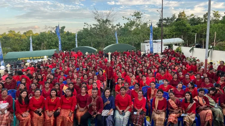 Paduan Suara Gabungan Ramaikan Peresmian Taman Doa Semawi