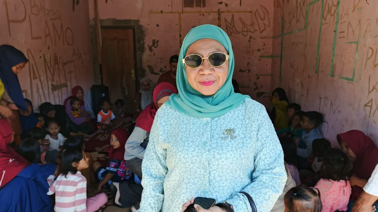 Dispusip Tual Perkuat Literasi Anak Melalui Program Membaca Nyaring di Posyandu