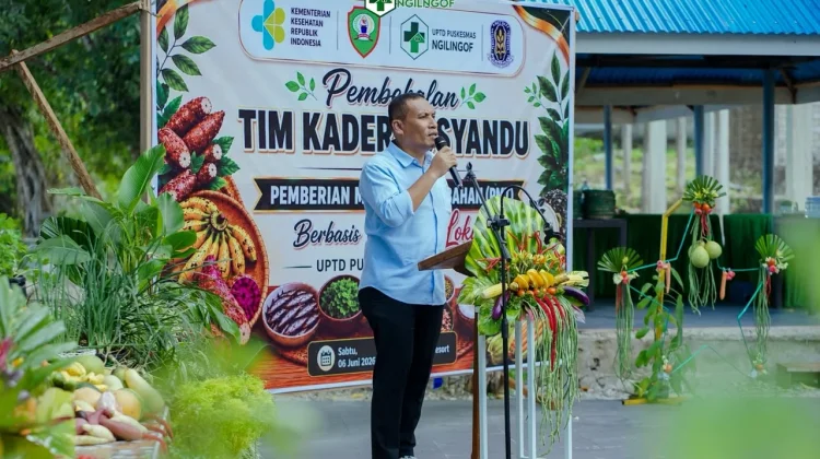 Puskesmas Ngilngof Gelar Pembekalan PMT Pangan Lokal