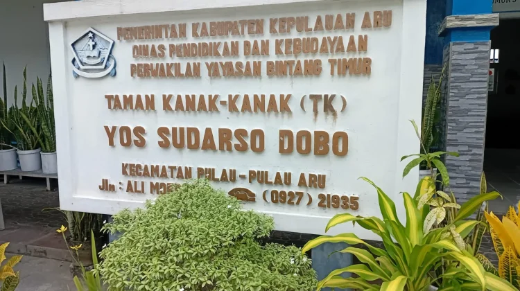 TK Yos Sudarso Dobo Perkuat Pendidikan Anak Usia Dini di Aru