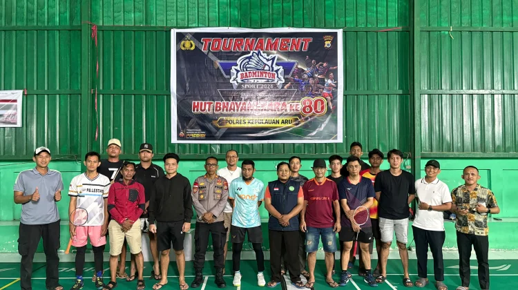 Technical Meeting Turnamen Badminton Polres Kepulauan Aru