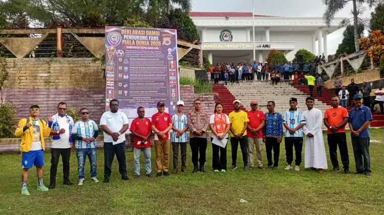 Gelar Pawai Damai Piala Dunia, Bupati: Saling Ejek Boleh, tapi Kita Tetap Indonesia