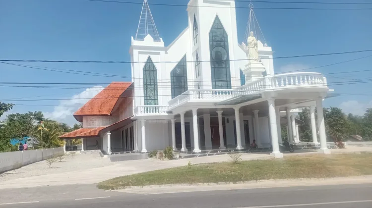 Imbauan Kamtibmas Polres Kepulauan Aru di Gereja Santo Yosep Dobo