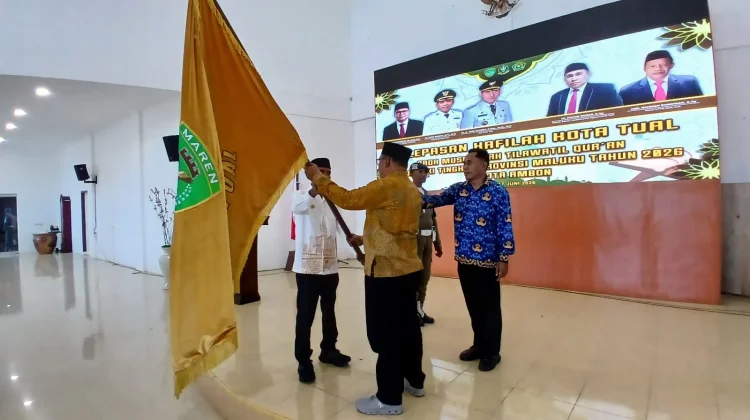 Walikota Tual Lepas Kalifah Peserta MTQ dengan Pesan dan Harapan