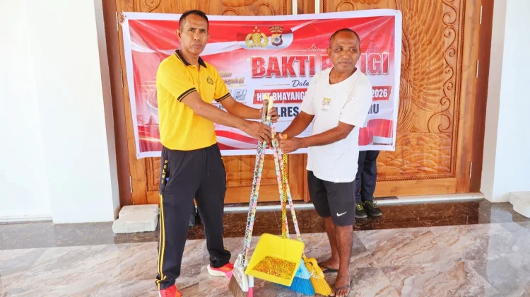 Polres Kepulauan Aru Gelar Bakti Religi Sambut HUT Bhayangkara ke-80 Tahun 2026