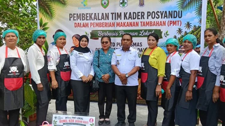 Kader Posyandu Ohoira Ikuti Pembekalan PMT Berbasis Pangan Lokal