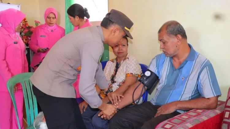 Sambut HUT Bhayangkara ke-80, Polres Tual Gelar Anjangsana