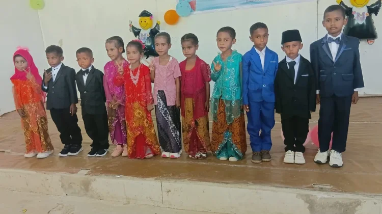 Pelepasan PAUD KB Mutipang Lestari Desa Benjuring Berlangsung Khidmat