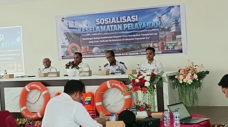 KUPP Kelas III Dobo Gelar Sosialisasi Keselamatan Pelayaran