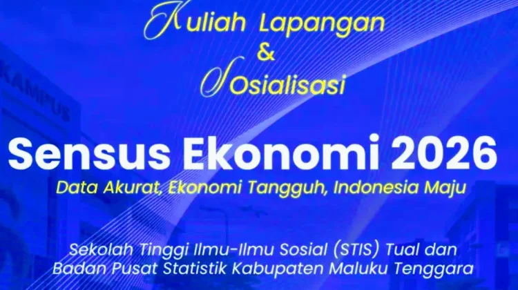 STIS Tual Gelar Kuliah Lapangan dan Sosialisasi Sensus Ekonomi 2026