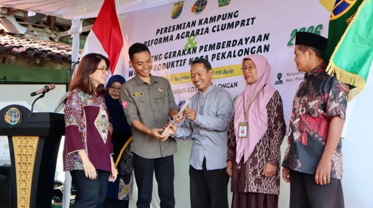 ATR/BPN Resmikan Kampung Reforma Agraria di Pekalongan
