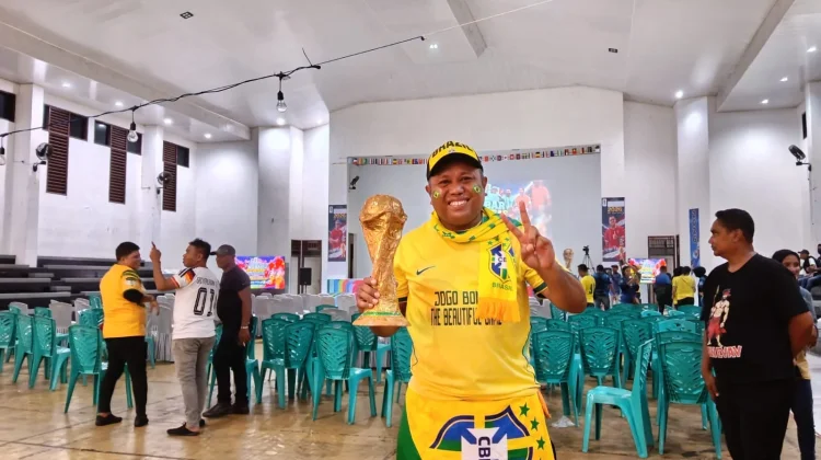 Antusias Pendukung Brazil Semarakkan Nobar Pemkab Malra