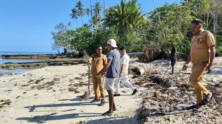 DLH Aru Terus Edukasi Warga dan Perketat Pengawasan Pengambilan Pasir Pesisir