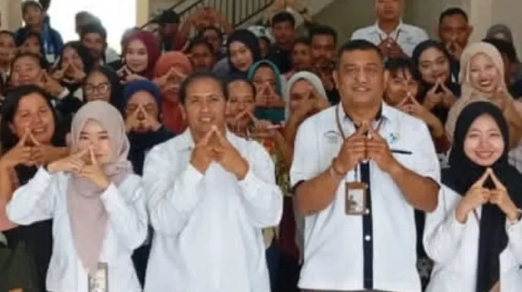 Kegiatan Ngibar Dipusatkan BPS di Dinkes Tual