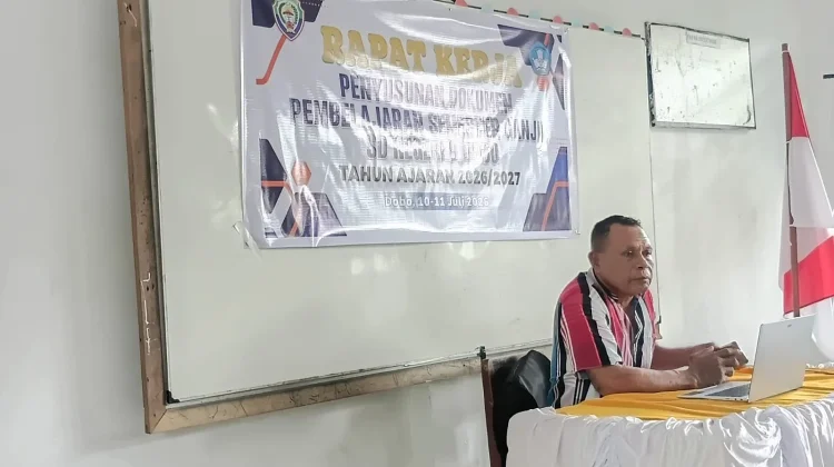 SD N. 9 Dobo Gelar Raker Penyusunan Dokumen Pembelajaran Semester Ganjil 2026/2027