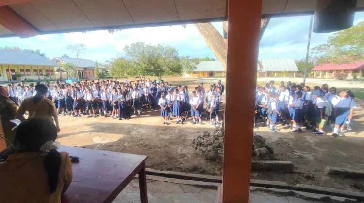 Apel Perdana Siswa - Siswi SMPN Unggulan Ohoijang Tahun Pelajaran 2026/2027