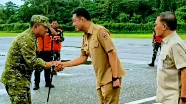 Pangkoopsud III Kunker ke Saumlaki Disambut Bupati Kepulauan Tanimbar
