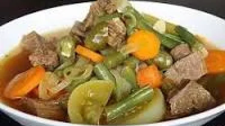 Asem-asem daging buncis,menu makan siang sederhana