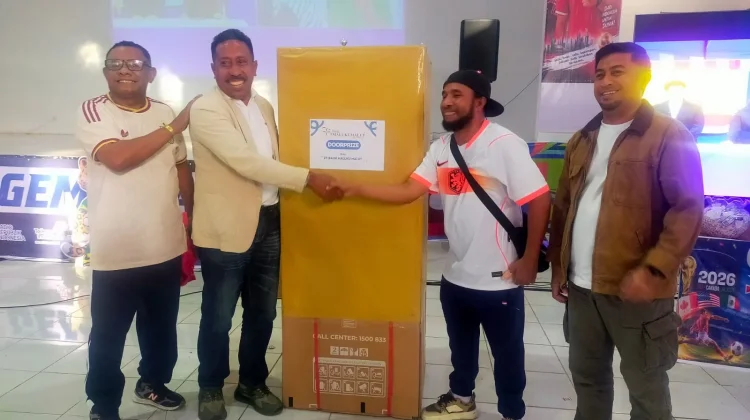 Nobar Piala Dunia Malra Berkah Ganda, Fans Menang Doorprize Meriah