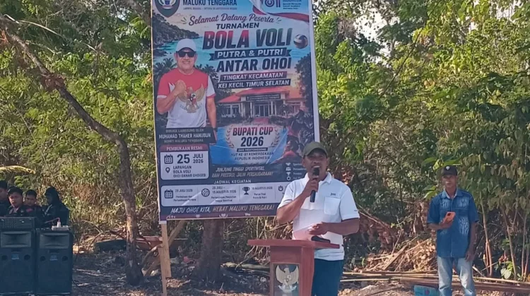 Keterlibatan Tim Voli Ohoi di turnamen voli bupati cup, wujudkan kebersamaan  di Kec