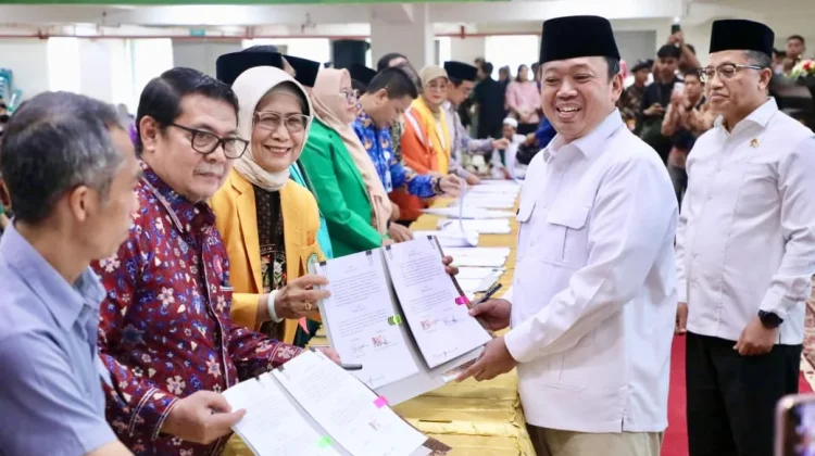 Gandeng 28 Kampus, Nusron Targetkan 14 Ribu Sertifikat Tanah Wakaf