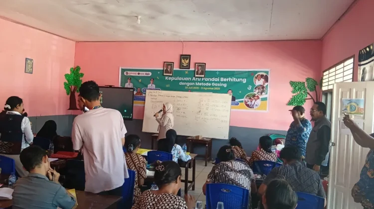 128 Guru Ikuti Pelatihan Trainer Matematika Gasing di Aru