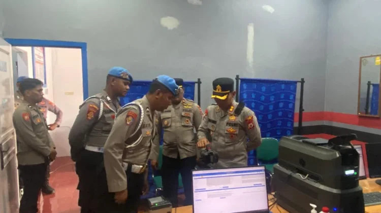 Kapolres Tual Cek Pelayanan Publik, Pastikan Masyarakat Mendapat Pelayanan Prima
