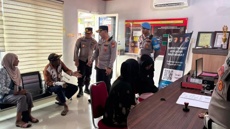 Kapolres Tual Cek Pelayanan Publik, Pastikan Masyarakat Mendapat Pelayanan Prima