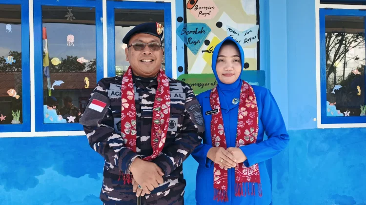 Danlanal Tual Dorong Peningkatan Infrastruktur dan Mutu Pendidikan TK Hang Tuah