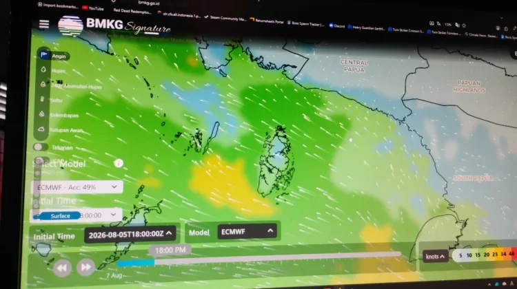 BMKG Aru Keluarkan Peringatan Dini Angin Kencang, Warga Pesisir Diminta Waspada