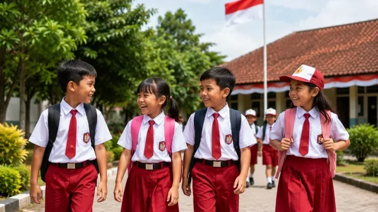Makna dan Sejarah dari Seragam Sekolah SD Merah Putih di Indonesia