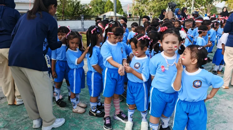 TK Hang Tuah Ajarkan Nasionalisme Anak lewat Lomba HUT RI