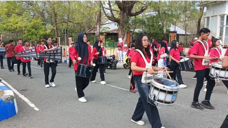 Kirab Merah Putih Tempuh Rute Kantor Wali Kota hingga Jalan Pattimura