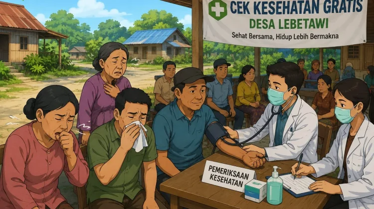 Puskesmas Tamedan Temukan Keluhan Batuk dan Flu Warga Lebetawi