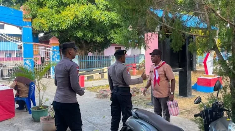Jaga Kamtibmas dan Beri Motivasi, Polsek Tanut Gelar Patroli Dialogis di Perkemaha