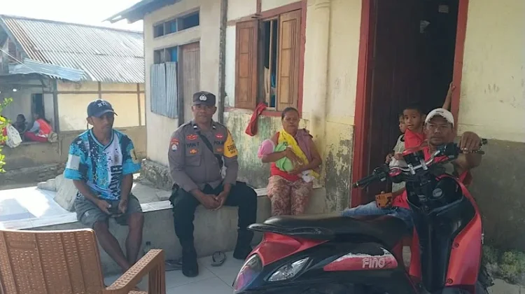Jaga Kamtibmas, Bhabinkamtibmas Arma II Sambangi Warga Binaan Sampaikan Pesan Kam
