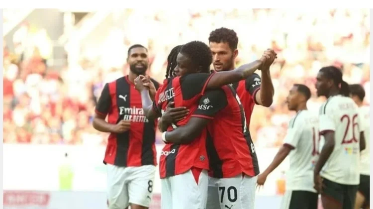 AC Milan Bungkam MU 4:2 dalam Laga Uji Coba Pramusim