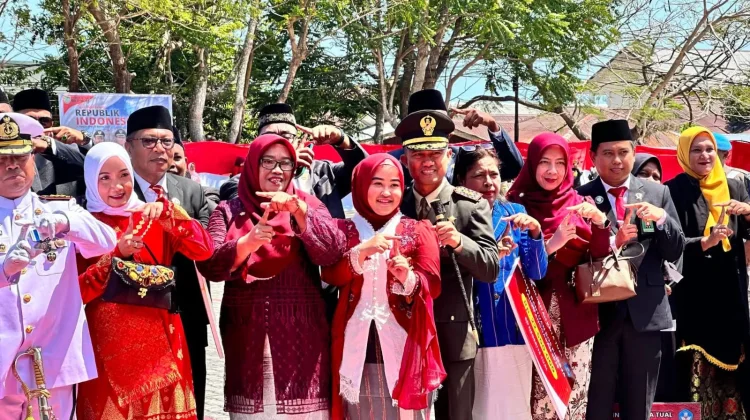Dandim 1503/Tual Hadiri Upacara HUT RI ke-81 di Maluku Tenggara dan Kota Tual
