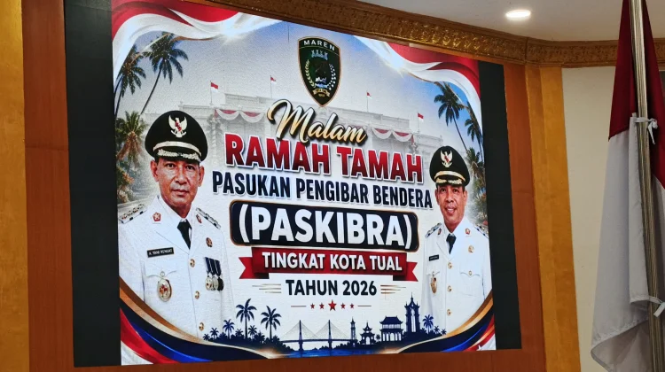 Wali Kota Tual Apresiasi Suksesnya Pelaksanaan Upacara HUT RI