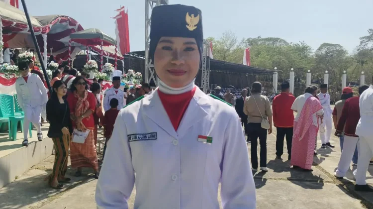 Zavina, Pembawa Baki Pengibaran dengan Mimpi dan Harapan Pelajar Kepulauan
