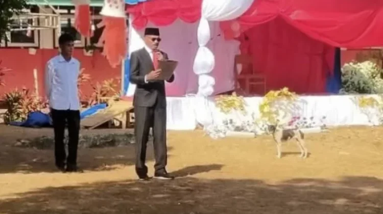Upacara Peringatan HUT RI KE-81 di SD NK Ohoidertutu Berlangsung Khidmat.