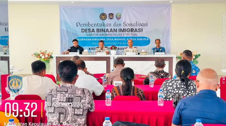 Imigrasi Tual Bentuk Tiga Desa Binaan di Kabupaten Kepulauan Aru